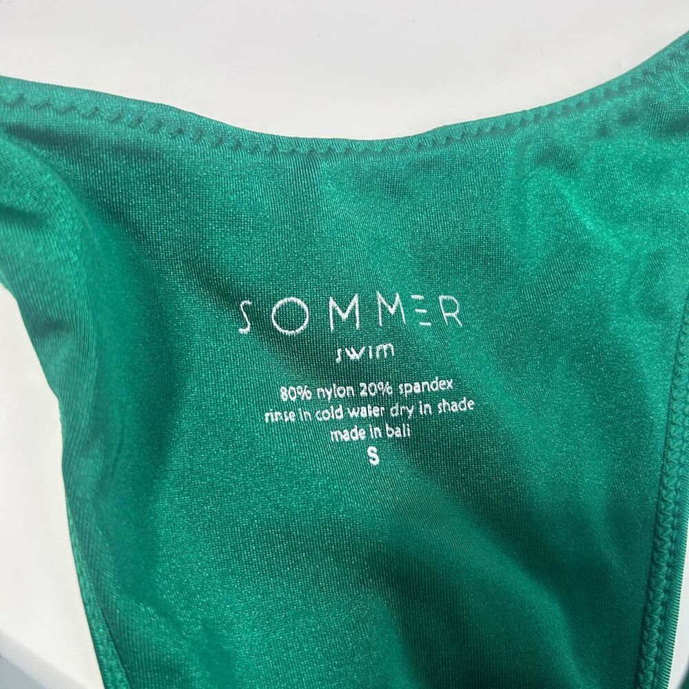 SOMMER SWIM EMERALD GREEN BIKINI BOTTOMS - Picture 3 of 4